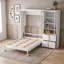Grand lit escamotable avec armoire de rangement-132936721