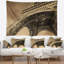 Vue towerside cityscape emblématique eiffel du tapisserie au sol-28501445