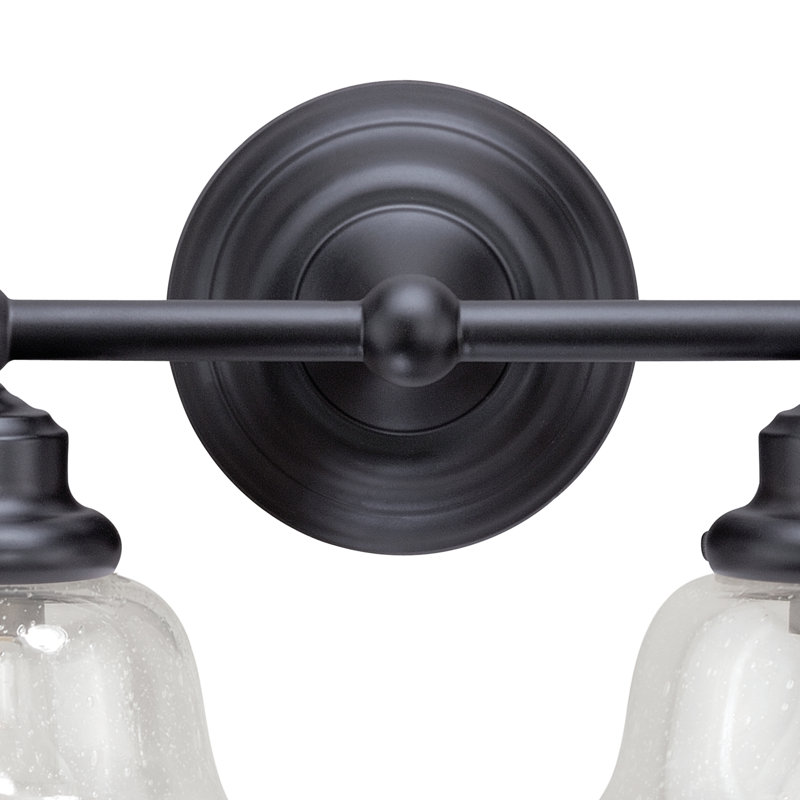 Gracious Adwitiya Rectangle Acrylic LED Flush Mount, Oil Rubbed Bronze, 2 lights, 10" H X 16" W X 7" D