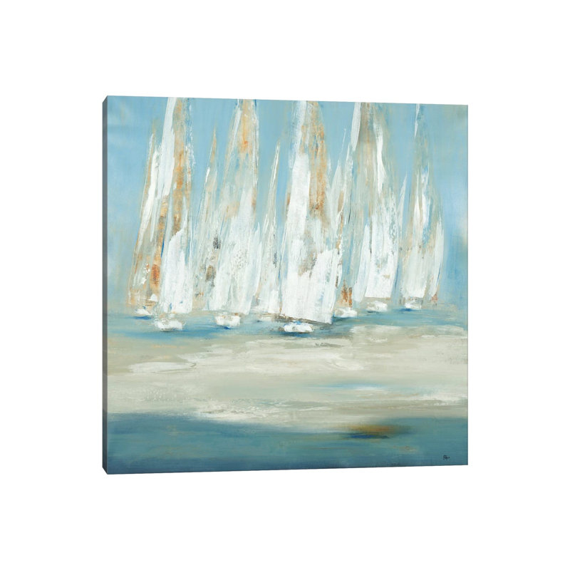 Regatta 1 Piece Wrapped Canvas Painting, 45.72 cm H x 45.72 cm W x 1.91 cm D