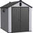6*8Ft Backyard Supply Room With Large Space - Plastic, Practical Outdoor Storage Shed For Tools