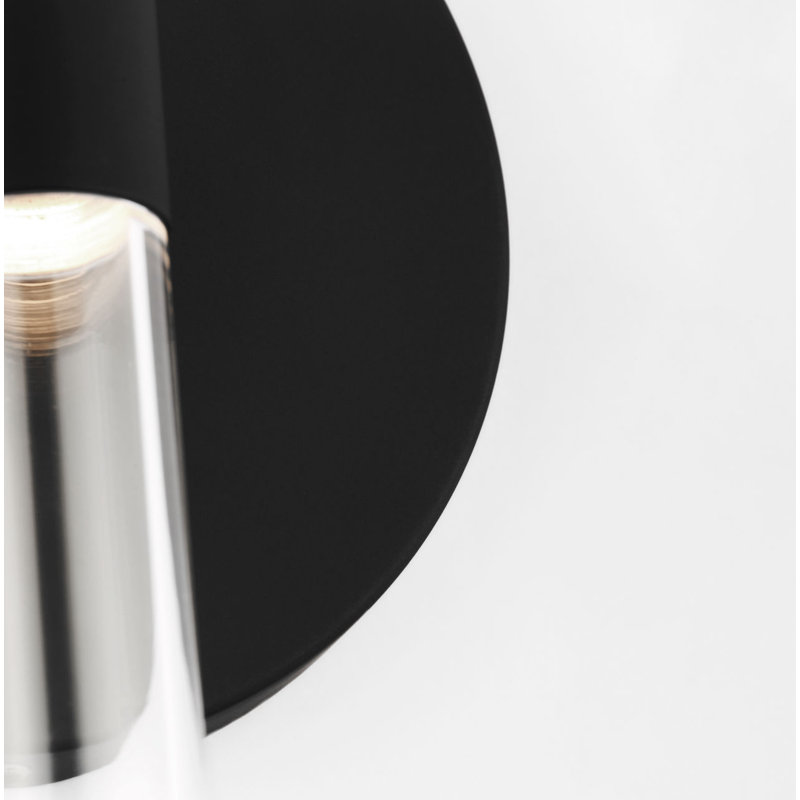 Silas Sconce, 18" H x 4.5" W x 2" D, Midnight Black, 1