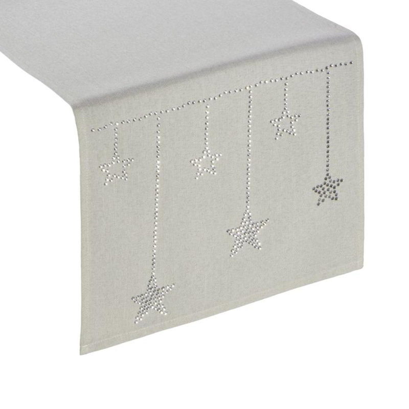 Geometric Table Runner, 33cm W x 180cm L