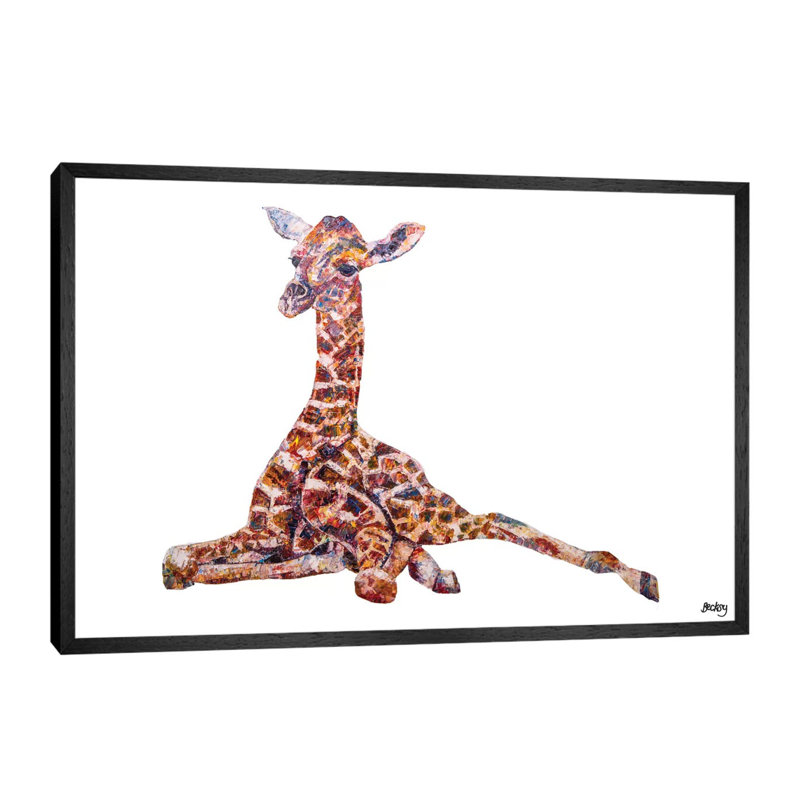 Clementine by Becksy - Wrapped Canvas Print, 152.5 cm H x 101.5 cm W, Black Framed