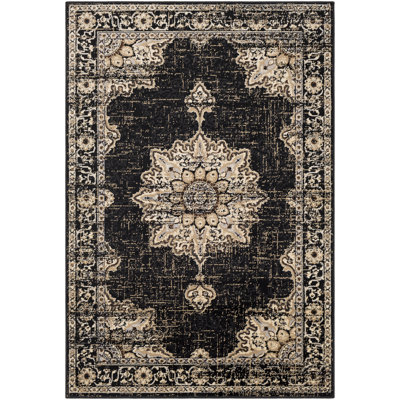 Ramsay Oriental Black/Sage Area Rug