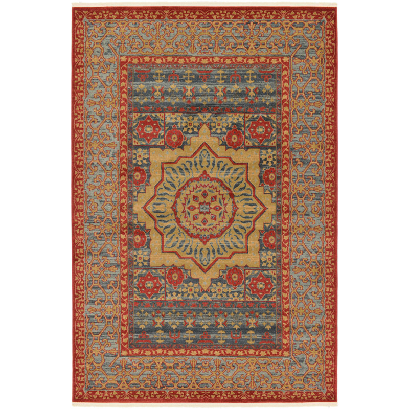 Oriental Area Rug, Rectangle 183 x 274cm