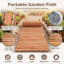  Carreau de terrasse en bois de sapin brun clair L 95,5 po x l 22 po