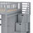 Loft Bed With Bookshelf,Drawers,Desk,And Wardrobe-122428035