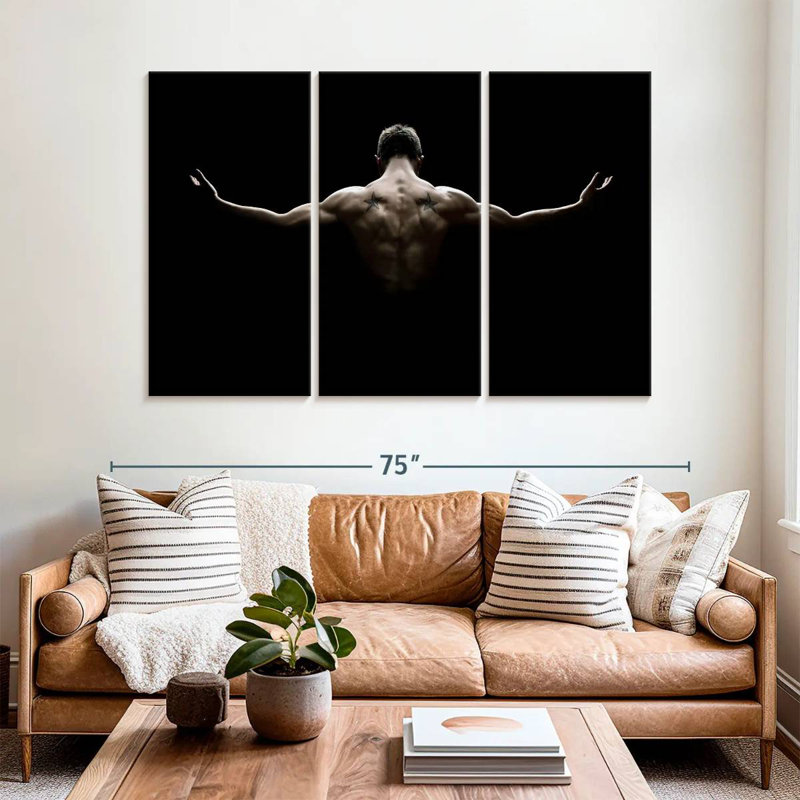 Senne Muscular Back, 24" H x 38" W