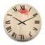 Horloge murale en bois massif Stoneville-1025357986