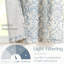 Abat-jour floral en lin avec attaches Valancel-108938877-108938880