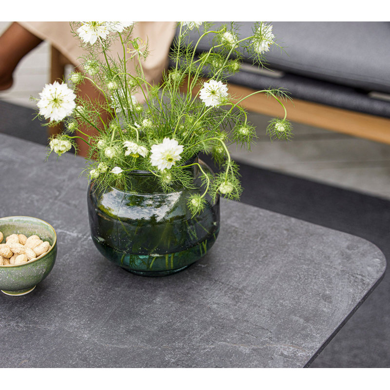 Twist Outdoor Coffee Table, Black, Black