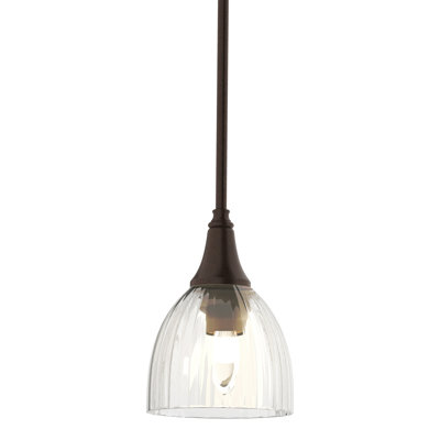 Trumpet 1-Light Single Dome Pendant