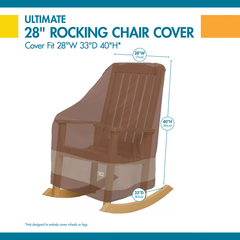 Housse pour chaise berçante d'extérieur imperméable Ultimate, H 40 po x l 30 po x P 35 po