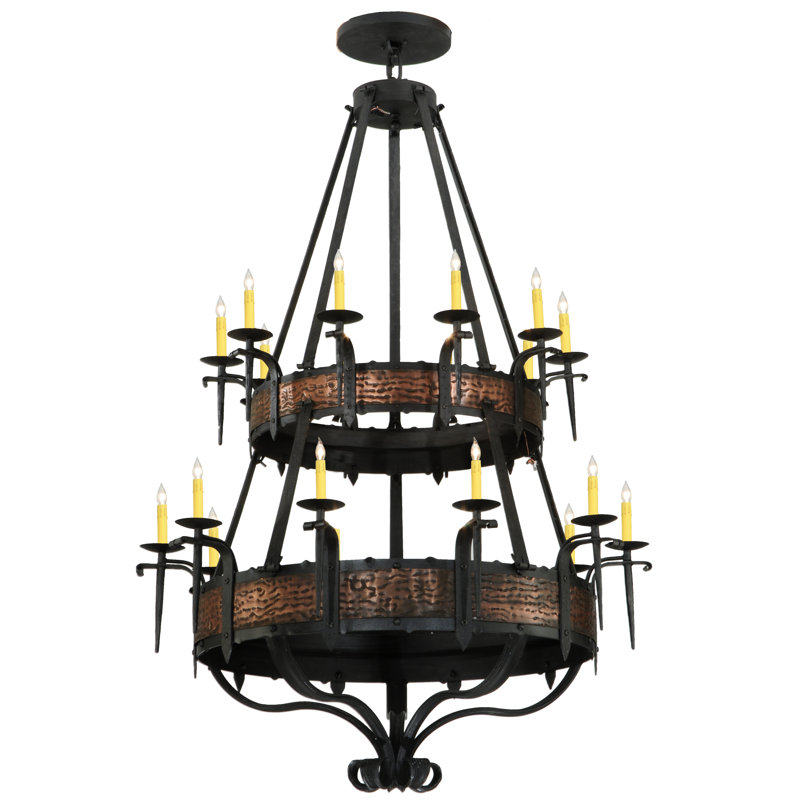20 - Light Dimmable Empire Chandelier