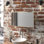 Antique Metal Framed Rectangle Wall Mirror