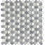 Lyra 0.8 in. x 0.8 in. Polished Marble Tile-54692773