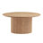 Anae Round Dining Table Pedestal Table with MDF Handcraft Oak Veneer Top for Dining Room-534680683-528357365