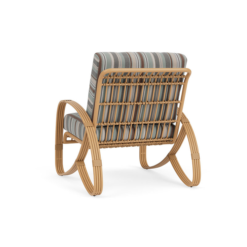Riviera Outdoor Lounge Chair, Lima Heron