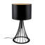 Lampe de table noire 24,02 po Charlize