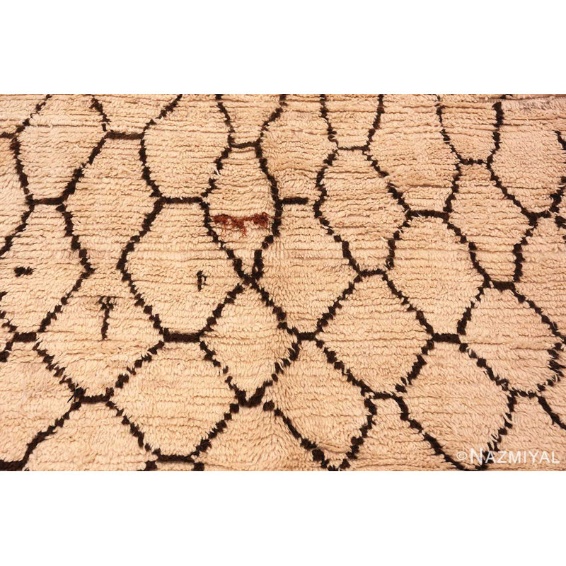 Tapis marocain rétro berbère