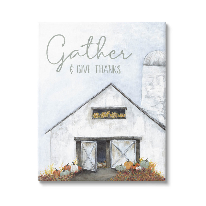 «Gather & Off Thanks Autumn», estampe numérique par Soulspeak & Sawdust, H 30 po x l 24 po x P 1,5 po, Toile tendue