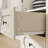 White Minimalist Buffet Cabinet with Glass Doors & Double Drawers, Modern Wooden Storage Sideboard for Living Room, Dining Room & Entryway-1030568053
