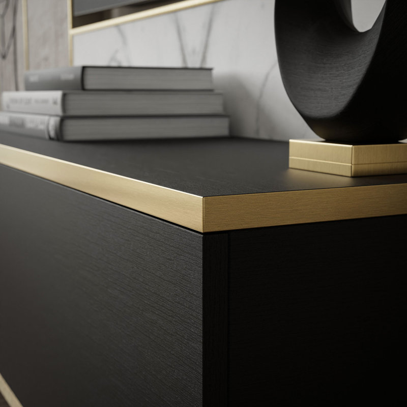 Alekzandra Unfinished TV Stand for TVs up to 65"