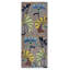 Tapis de couloir en laine écologique tuftée à la main - 76 x 183 cm, couleur camel, motif floral moderne, épais et à poils longs, antidérapant, idéal pour le salon et la chambre.-504767086