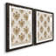 «Block Print Blooms I», reproduction de cadre photo sur toile 2 pièces-848876798-848876785