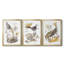 «Glowing Garden at Dusk I» - Toile tendue avec châssis sur mesure - 3 pièces-50580743-50580742