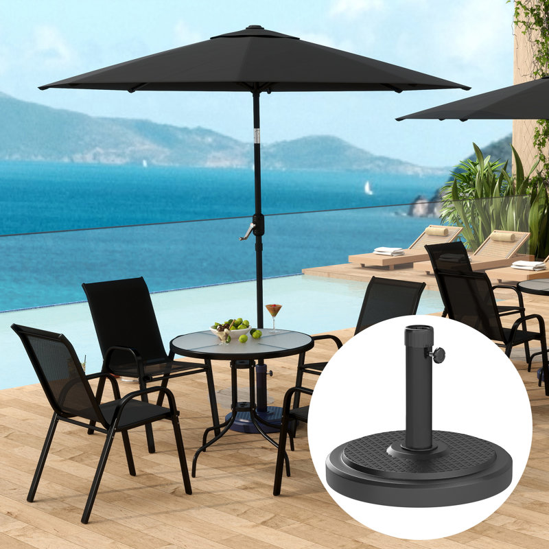 22kg HDPE, Metal Umbrella Base
