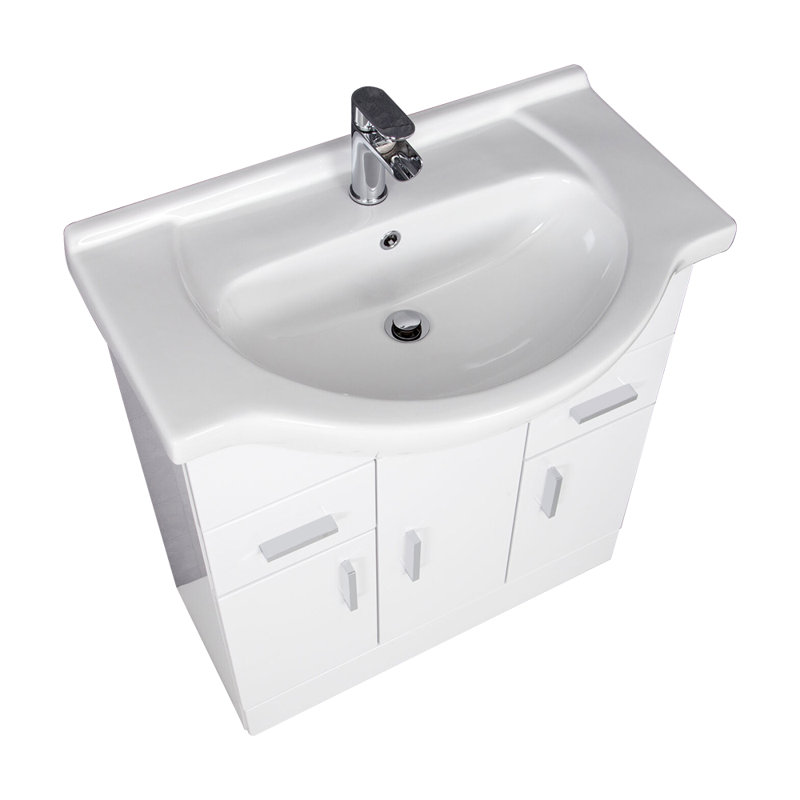 Avaree 760mm Single Bathroom Vanity with Integrated Ceramic Basin