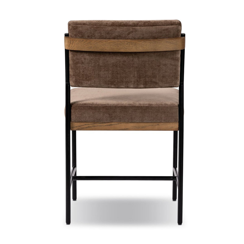 Benton Leather Dining Chair, Brown