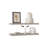 31.5" Wide  Floating Shelves Set Of 2, Shelves For Wall Decor For Bedroom, Bathroom Storage Shelves, Book Shelves For Living Room-1621796581