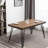 Industrial Metal Design Dining Table