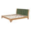 Cadre de lit très grand en bois de pin de qualité supérieure, cadre de lit très grand avec tête de lit incluse, lit Mid-Century moderne-540100883-540100876