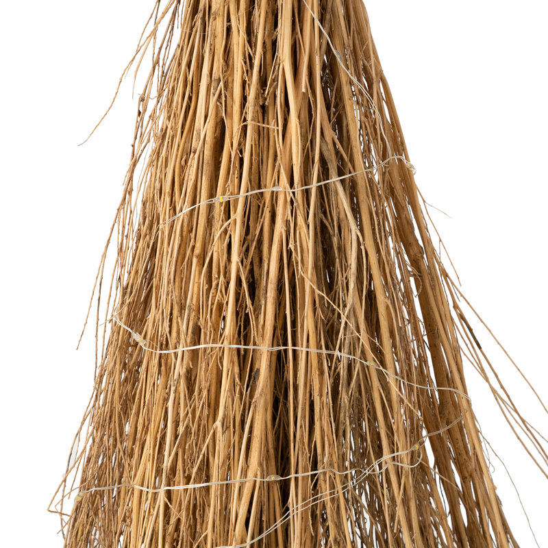Balai de sorcière en bois 42 po H