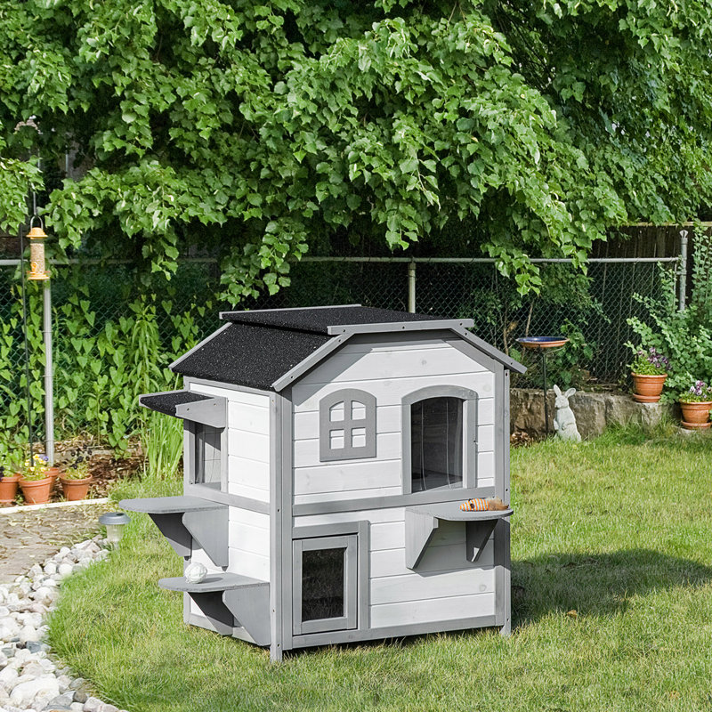 Maison pour chat Elliana, Blanc