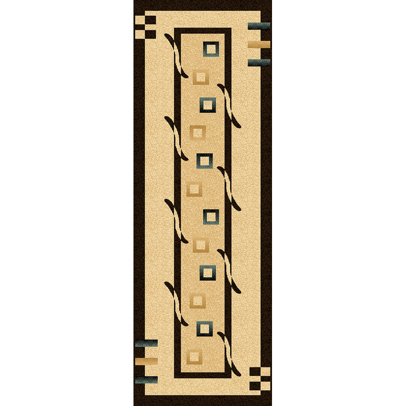 Mccampbell Performance Abstract Indoor Rug, Runner 2'2" x 7'4"