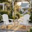 Chaise de patio en bois pour le jardin Chaise d'extérieur pliante en bois Adirondack-129866593