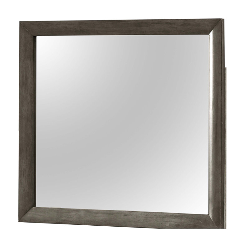 Miroir de commode Munnsville, gris