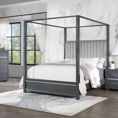 Mason & Marbles Judi Metal Four Poster Storage Bed