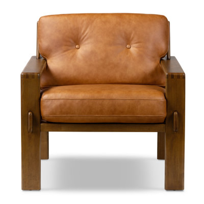 Méridienne Skive en brun clair cognac