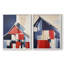 «LANDSCAPES Series CXVII» - Reproduction encadrée de qualité supérieure - prête à être accrochée - aucun clou requis - aucun clou requis-108034589-108034590