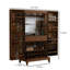 Armoire de bar en bois massif American Heritage Bristol
