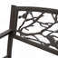 Chaise berçante Adirondack en bois massif rustique pour une détente en plein air et des sièges confortables