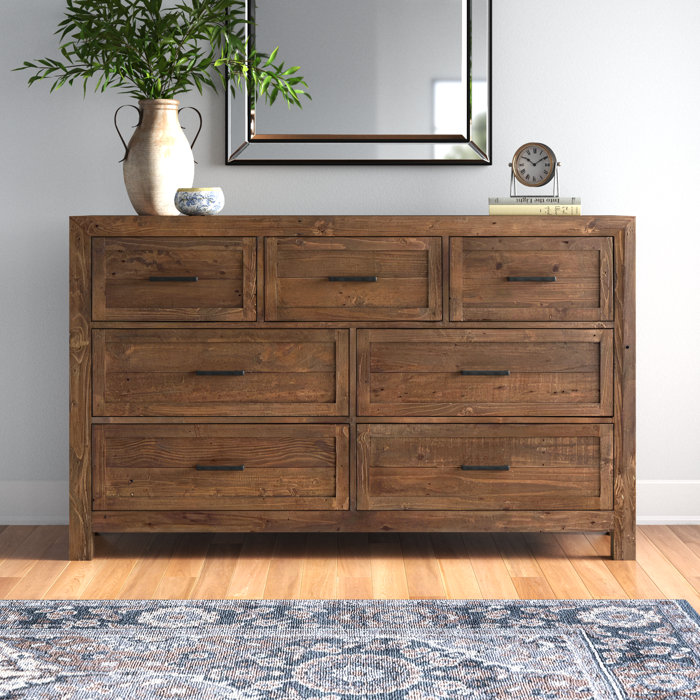 Three Posts™ Craigsville 7 - Drawer Dresser & Reviews | Wayfair