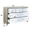 Commode 7 tiroirs Sliverfluff