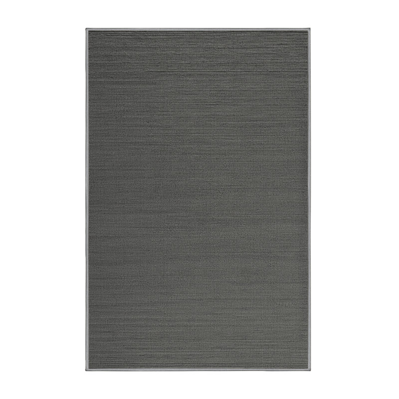 Machine Washable Solid Brown Area Rug, Runner 2' x 5'